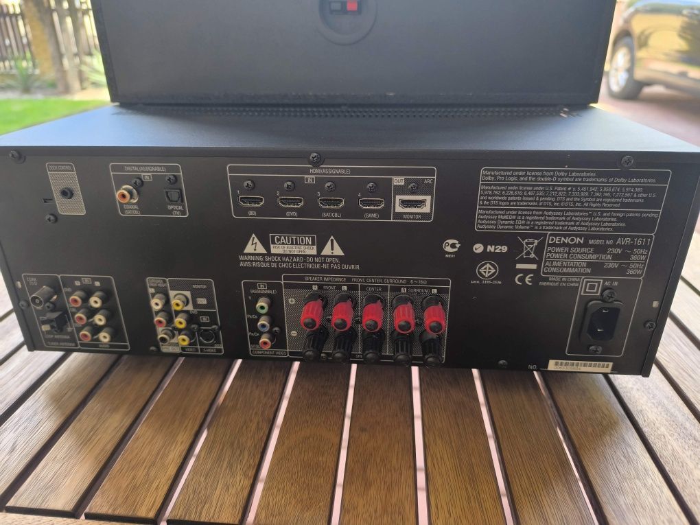 DENON AVR 1611 z głośnikami Sony