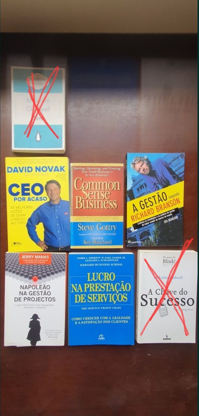 Livros gestão, negociação, marketing, empreendedorismo etc