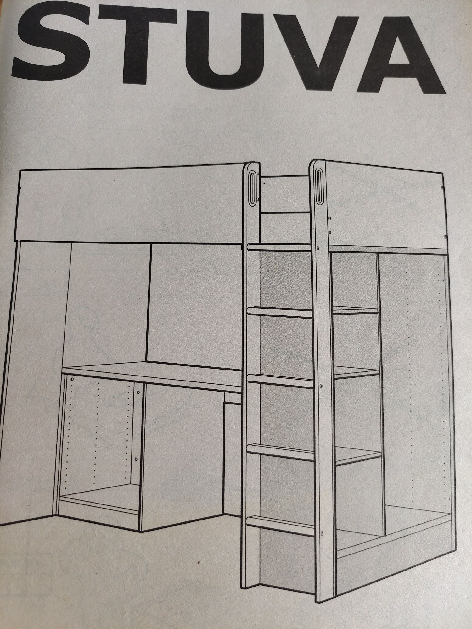 Łóżko piętrowe IKEA Stuva