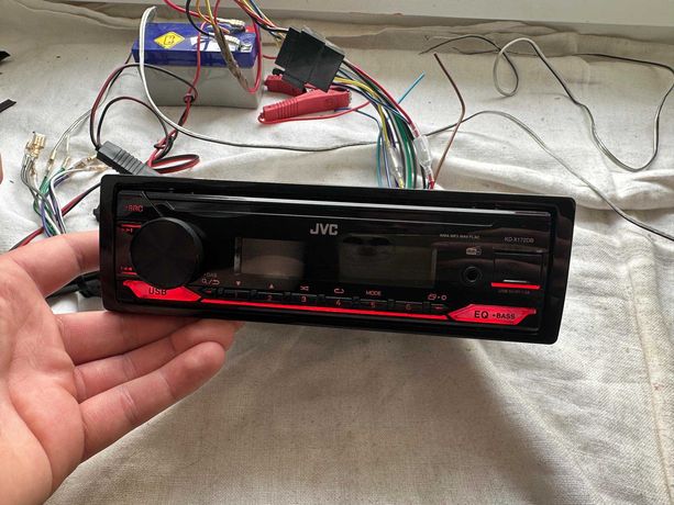 JVC KD-X172DB Radio samochodowe DAB+ USB Mp3  Eq Bass Nowy Model