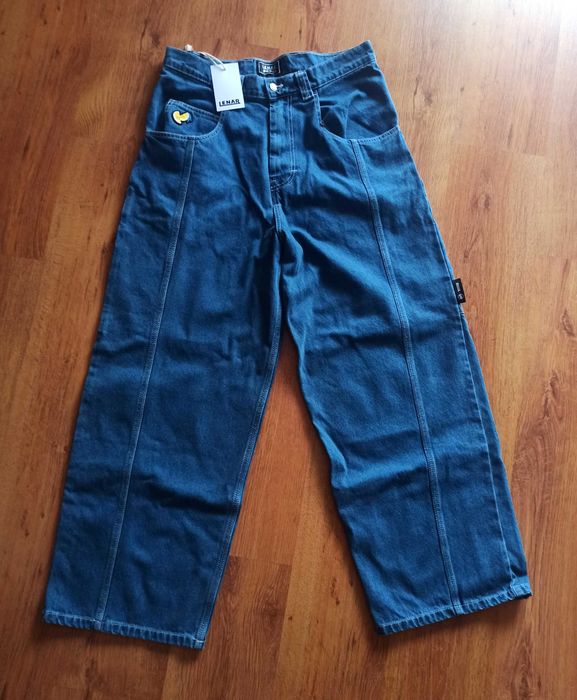 Spodnie jeans Lenar x Pepsi rozmiar M nowe szerokie