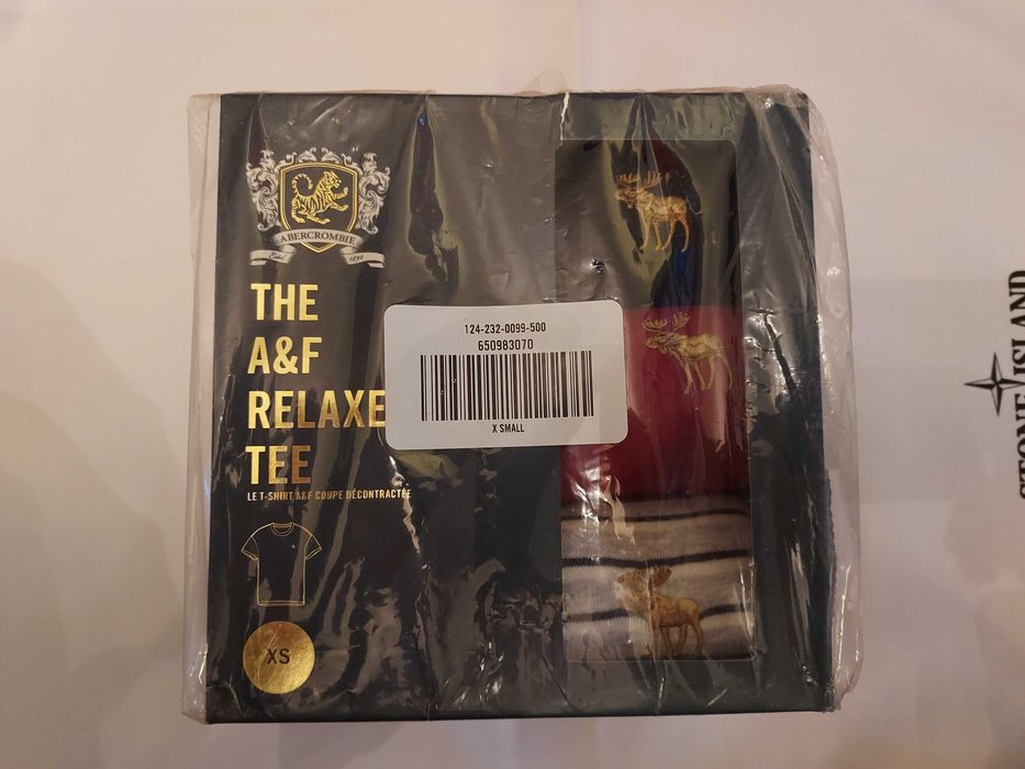 ABERCROMBIE t-shirt rozm. xs - trójpak