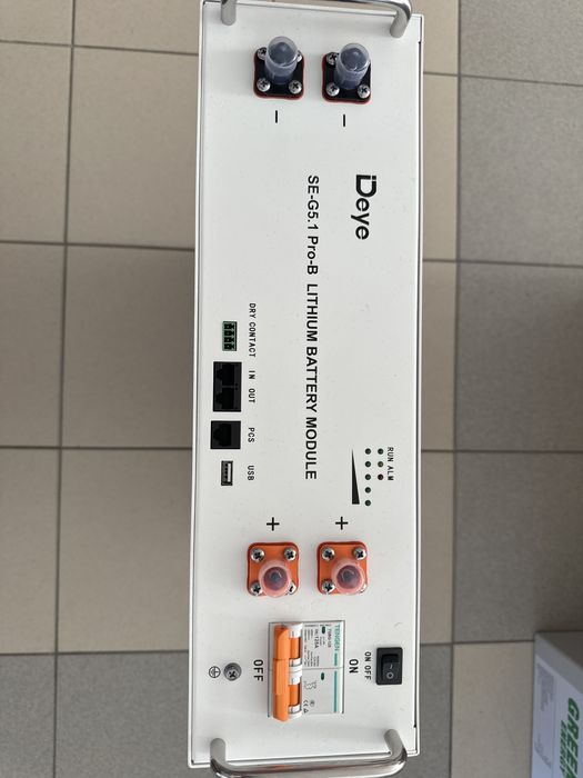 Акамуляторна батарея DEYE SE-G5.1Pro-B(LiFePo4 51.2V 100Ah)