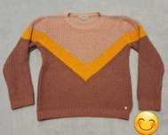 Sweter sweterek 128 dla dziewczynki dziewczęcy