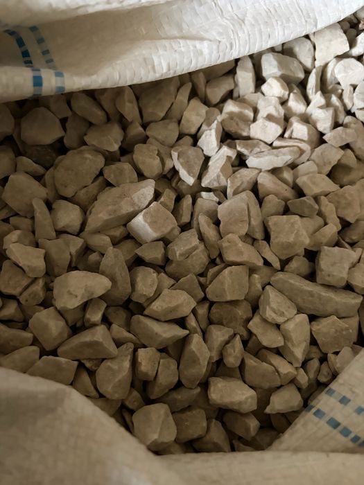 Kamień ozdobry 350 kg Grys marmurowy plukany drenazowy ogród bialy