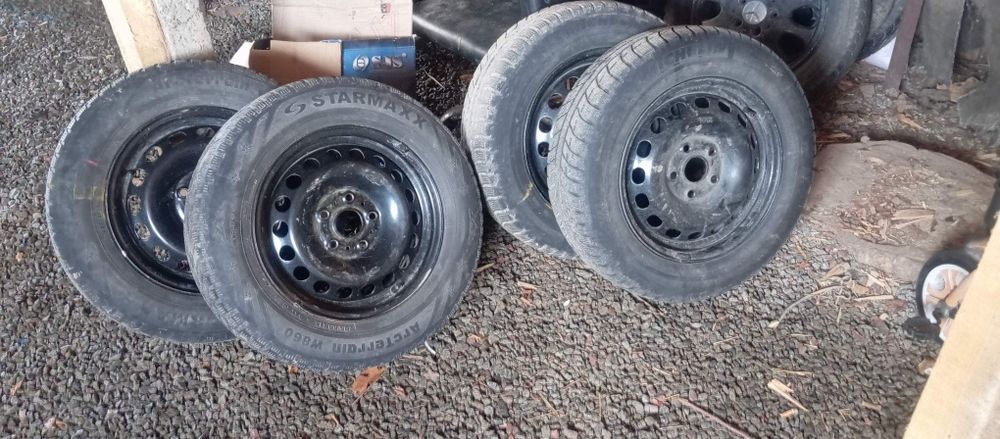 Продам диски з резиною 5*112 r15