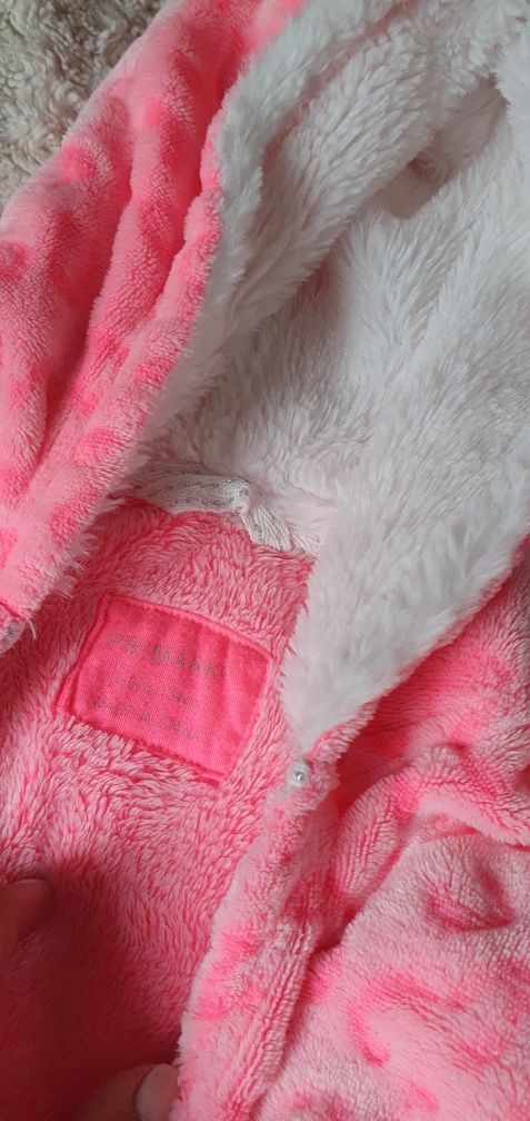Robe polar rosa quentinho