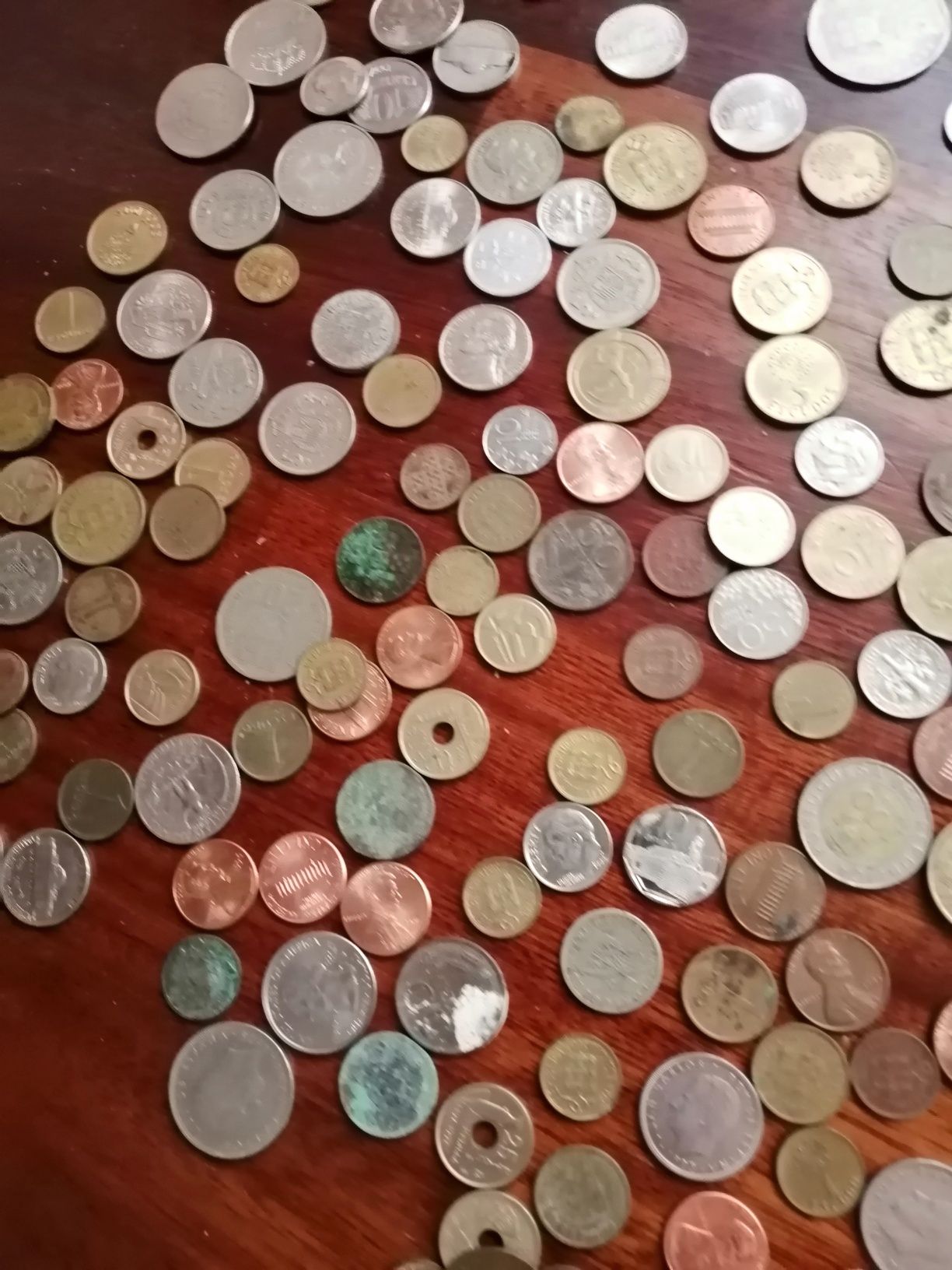Moedas antigas para coleção