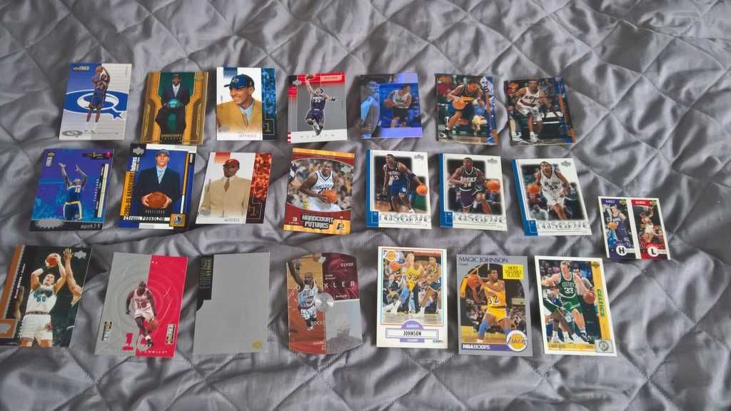 Karty NBA 1919 sztuk bez powtórek UpperDeck lata 90-2010 full set