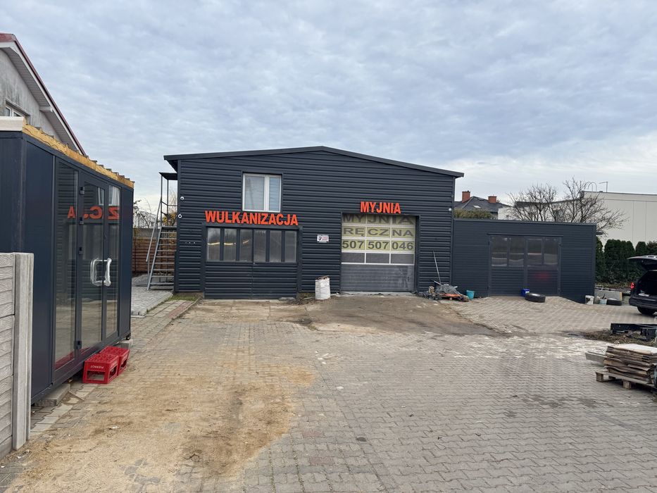 Na wynajem lokal budynek myjnia,wyposażona wulkanizacja Przezmierowo