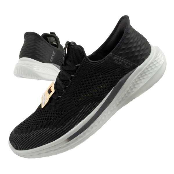 Skechers Slade Buty sportowe męskie wsuwane czarne SLIP-INS r. 40-48,5