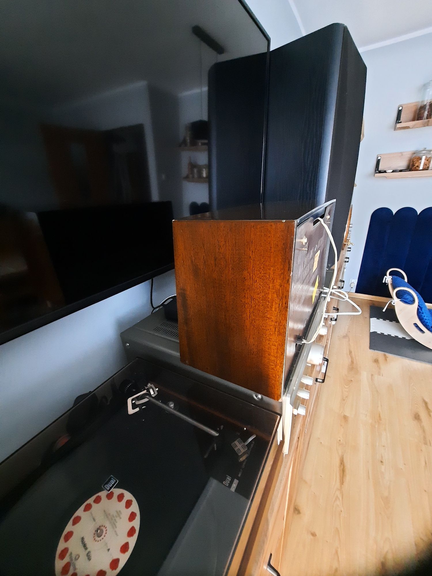 Radio lampowe (amplituner) Vintage Saba Villingen.