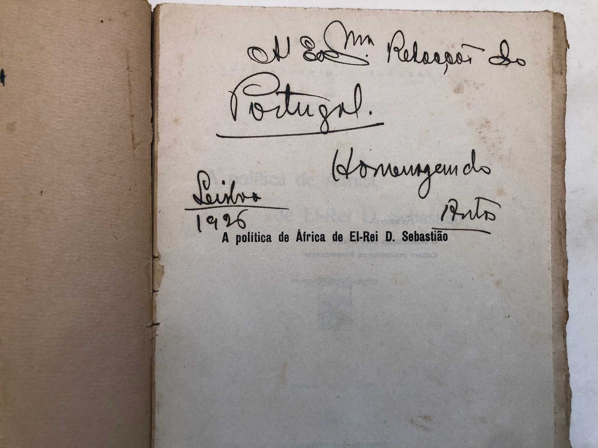 A Política de África de El-Rei D. Sebastião - Manuel Múrias