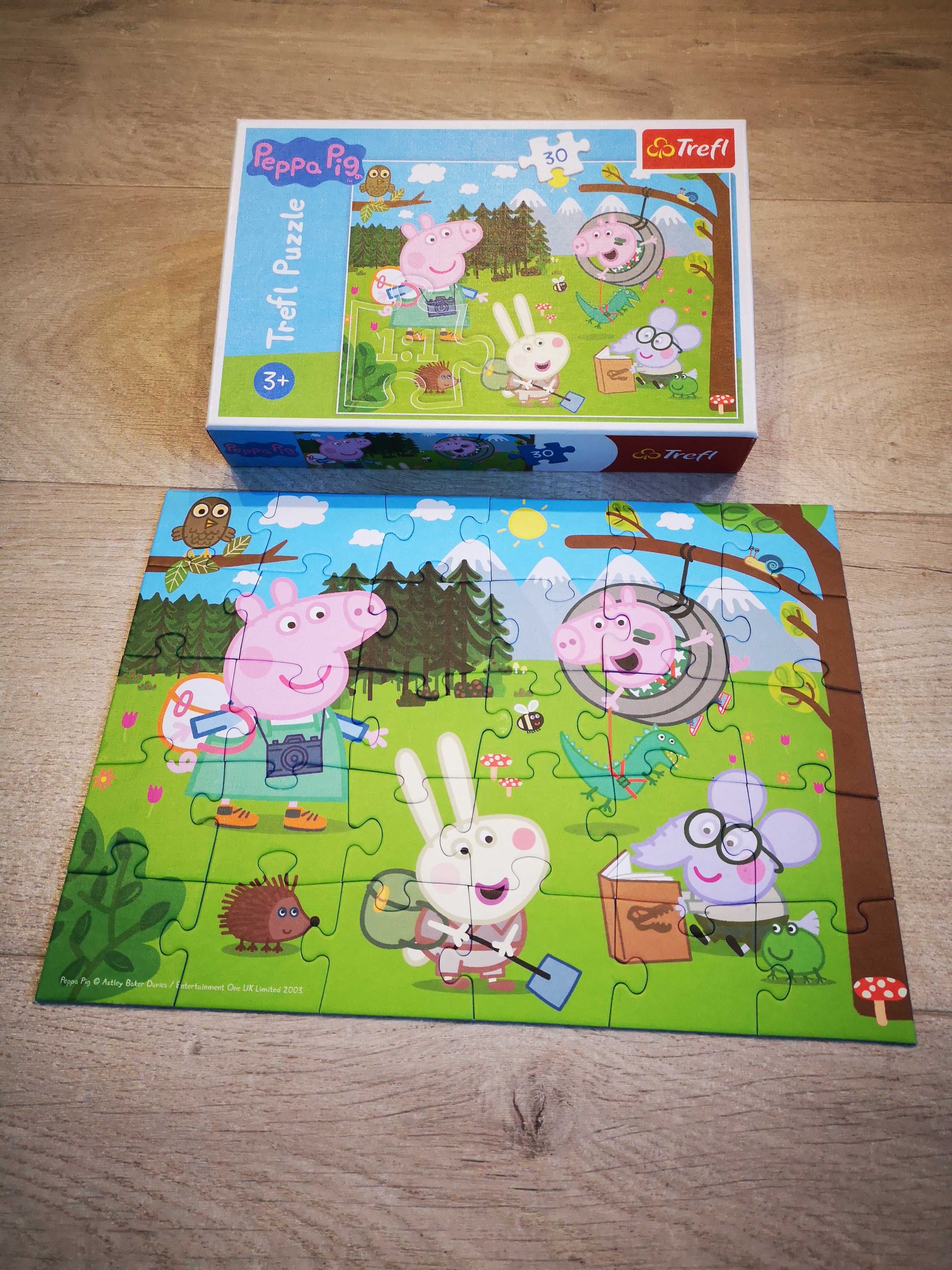 Puzzle Świnka Peppa 30 elementów Trefl 3+ NOWE