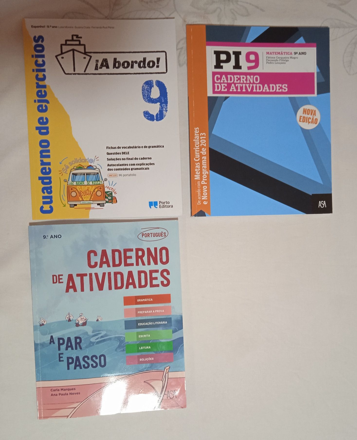 Cadernos de atividades 9° ano