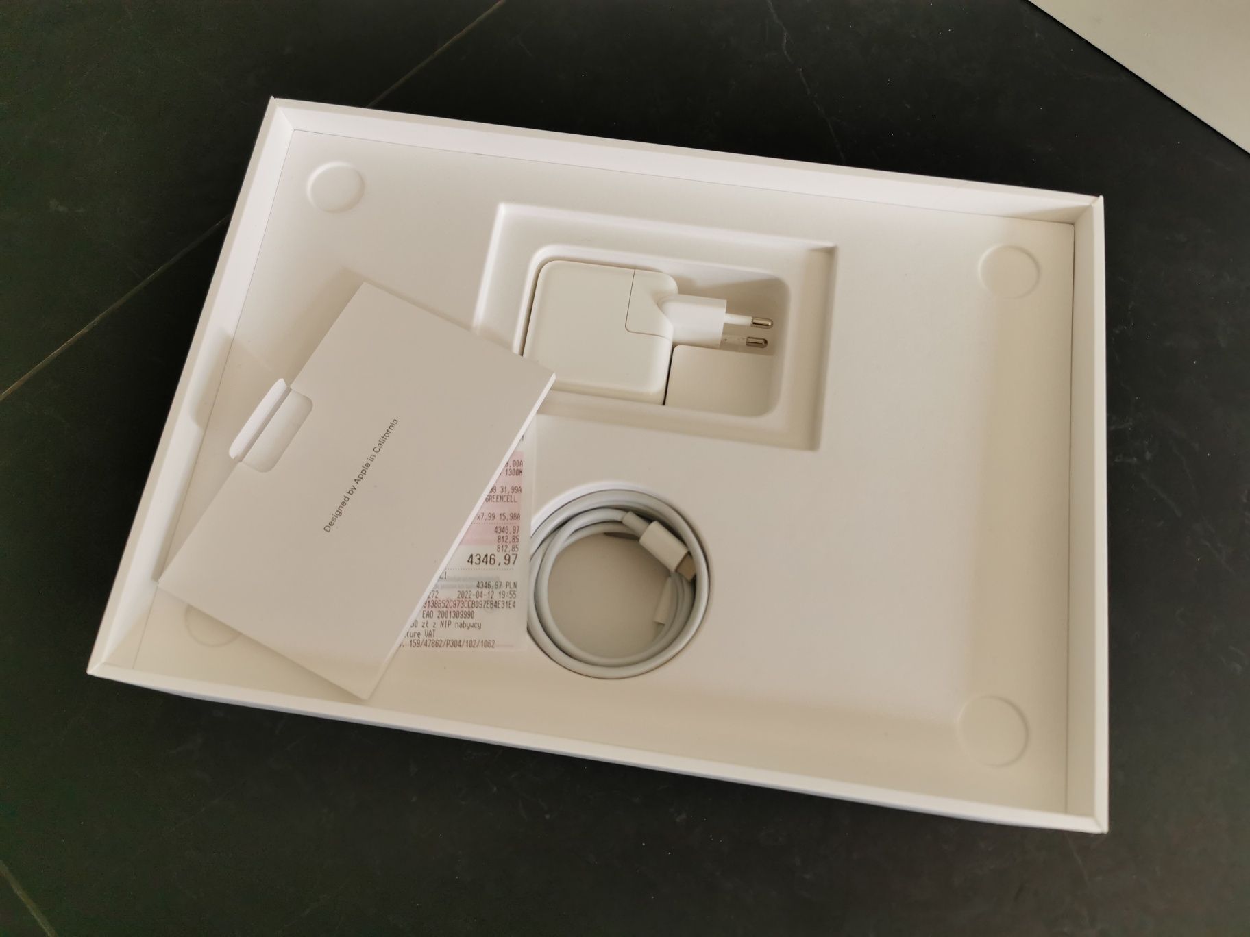 Nowy Macbook Air M1 Komplet z Media Markt box 2023