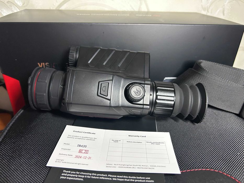 Тепловізійний приціл Guide TR420 VOx 400x300\12μm\≤25mK\25мм\1300м