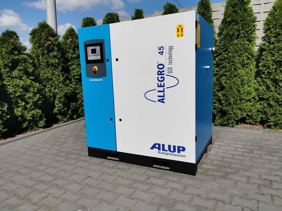 2018r 45kw +FALOWNIK Sprężarka śrubowa ALUP ALLEGRO 8100L/min 10 bar