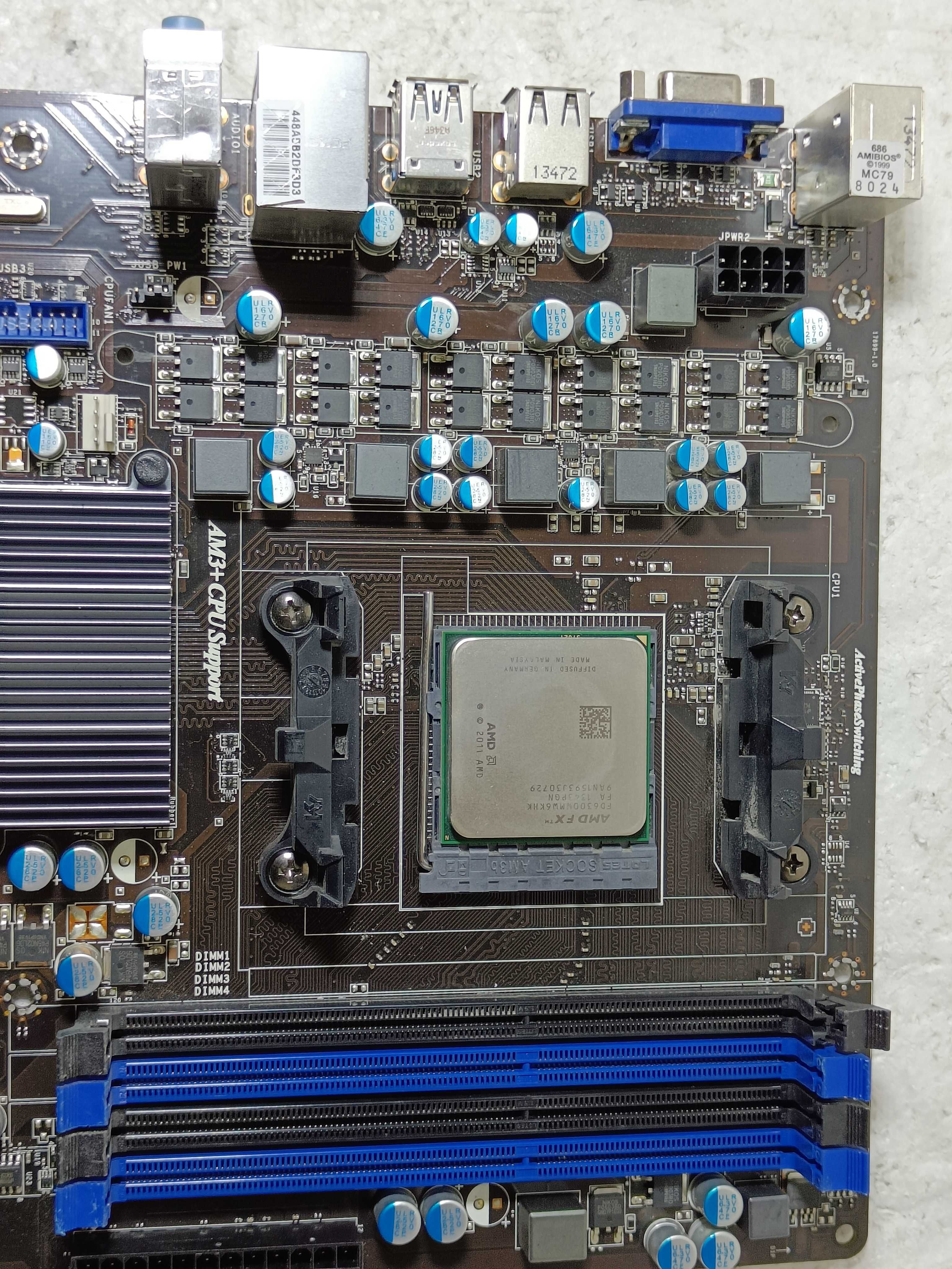 КОМПЛЕКТ Материнка AMD MSI 760GA-P43 (FX) + процесор AMD FX6300 sAM3+