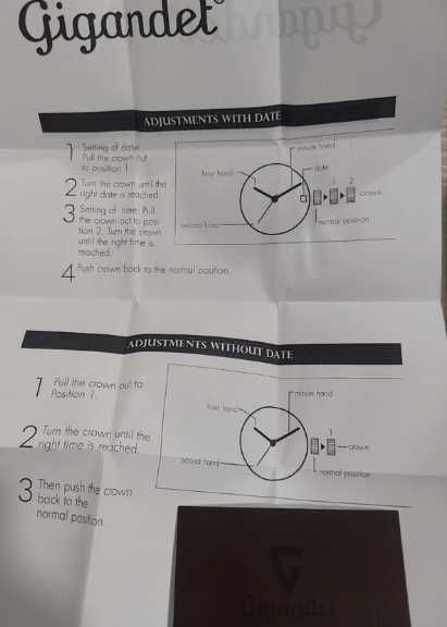 Relógio Gigandet preto minimalista