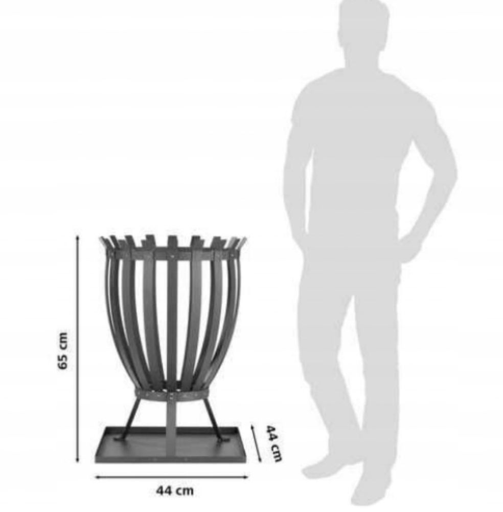 Palenisko ogrodowe z stali nierdzwenej  44 cm
