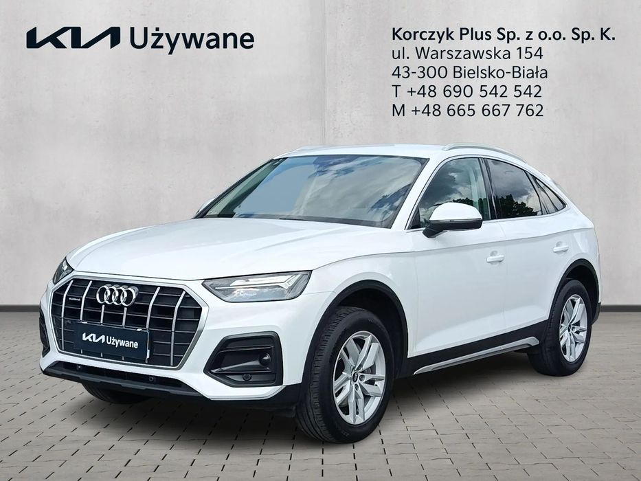 Audi Q5 Sportback 2.0 TDI 204KM quattro Advanced Virtual, Krajowy, Bezwypadkowy