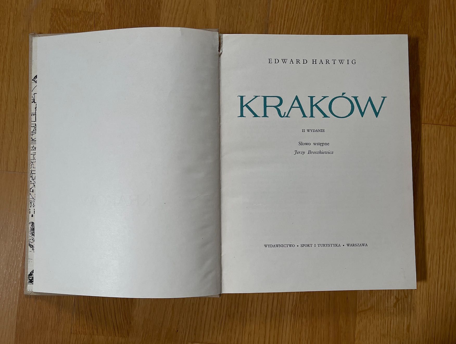 Album książka "Kraków" Edward Hartwig (II wydanie)