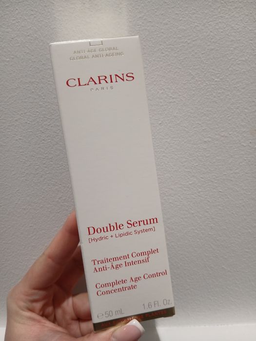 Clarins double serum do twarzy nowe oryginalne bestseller