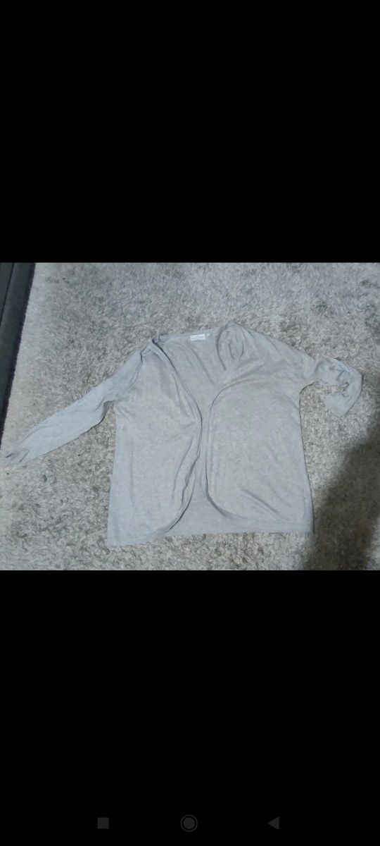 Sweterek/kardigan/ szary luźny r. XL, C&A