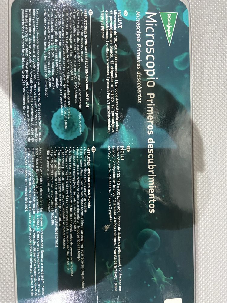 Microscópio primeiras descobertas