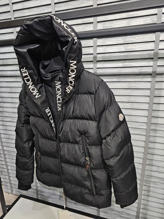 PRADA мужской зимний пуховик куртка зимняя лаковая черная оригинал