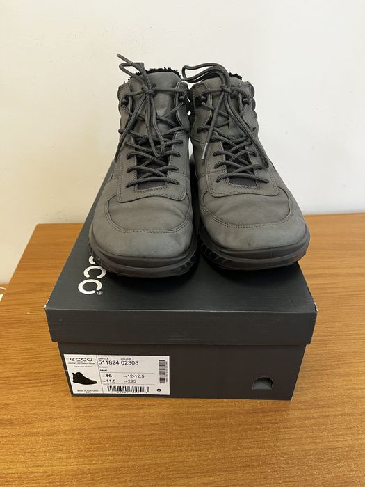 Męskie zimowe buty ECCO r.46 z naturalnego nubuku