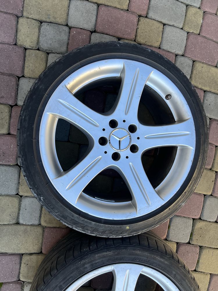 Продам диски з резиною R18 Mercedes 5x112