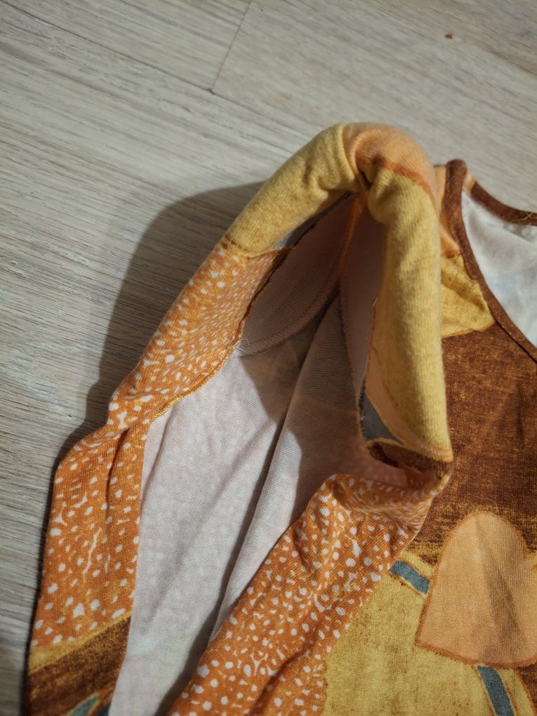 Sukienka długa maxi Zara S 36 tuba z poduszkami