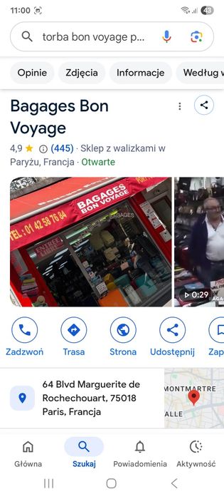 Torba podróżna Bon Voyage Paris