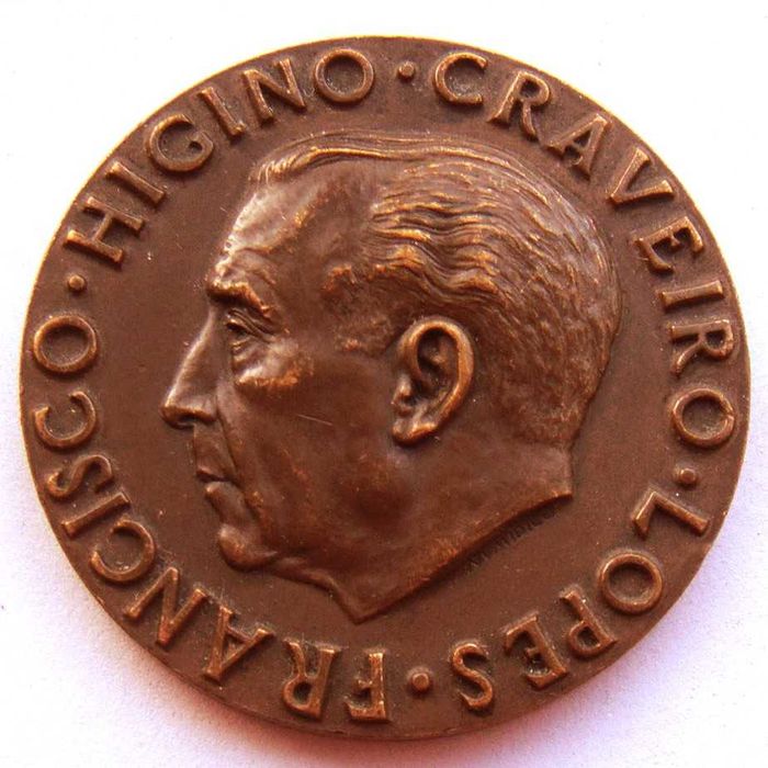 Medalha de Bronze Presidente Craveiro Lopes Visita a Moçambique 1956