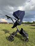 Stokke v6 2w1 z gondolą i ubrankiem zimowym od Mia JG