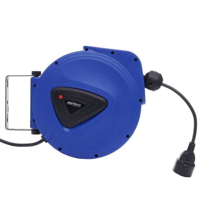 KRAFT&DELE Przedłużacz Zwijacz Przewodu Elektrycznego 3x1,5 20m KD4029