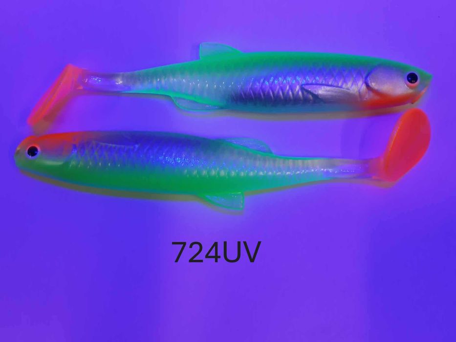 Mr. Bleak riper kopyto uklejka 12,5cm clear zielony grzbiet UV ogon724