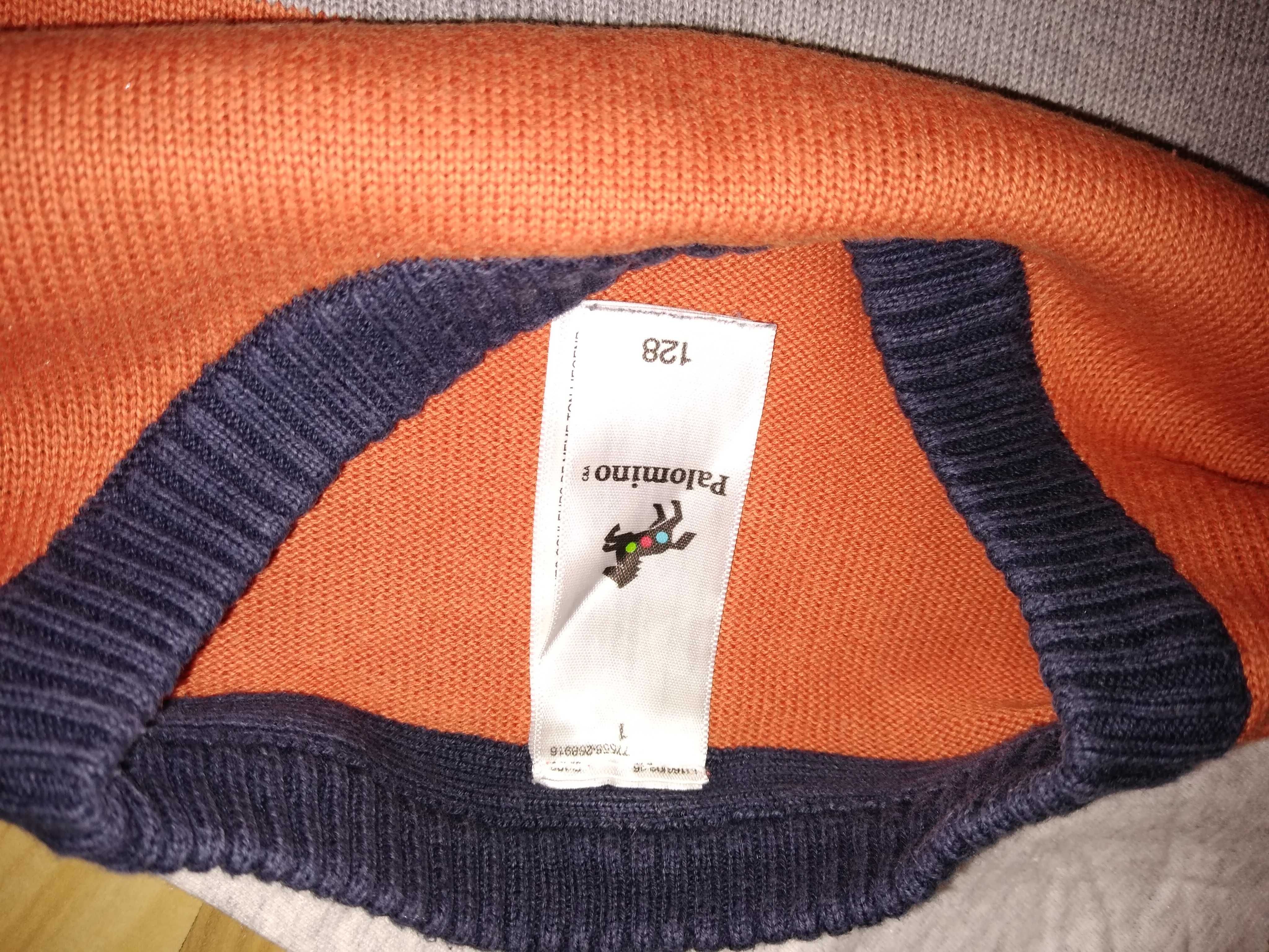 SUPER OKAZJA! 128 paczka chłopiec sweter C&A bluzki Endo jeansy WYMIAR