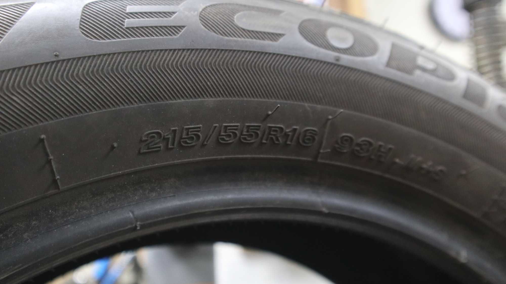 Пара літніх шин: Bridgestone Ecopia EP422 Plus 215/55 R16 	2021