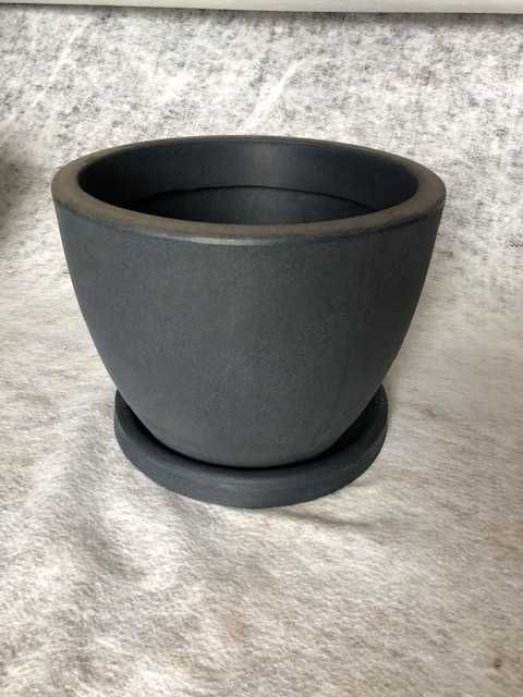 Vasos e Pratos - Bronze, Terracota e Azul  PVC (Vaso Tulipa 30 e 40 )