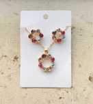 Conjunto colar e brincos