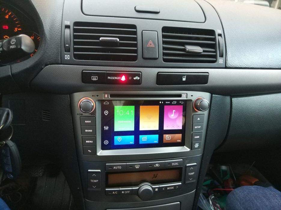 Auto Rádio Toyota Avensis 2003 a 2007 GPS DVD Bluetooth Android