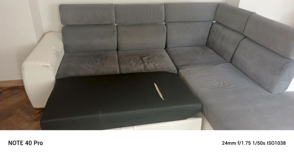 Narożnik z funkcją spania