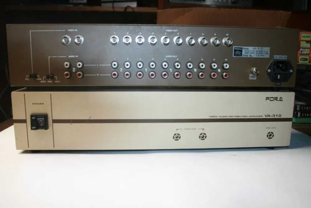 POR.A VA-310 Áudio Amplificador De Distribuição * Raro *