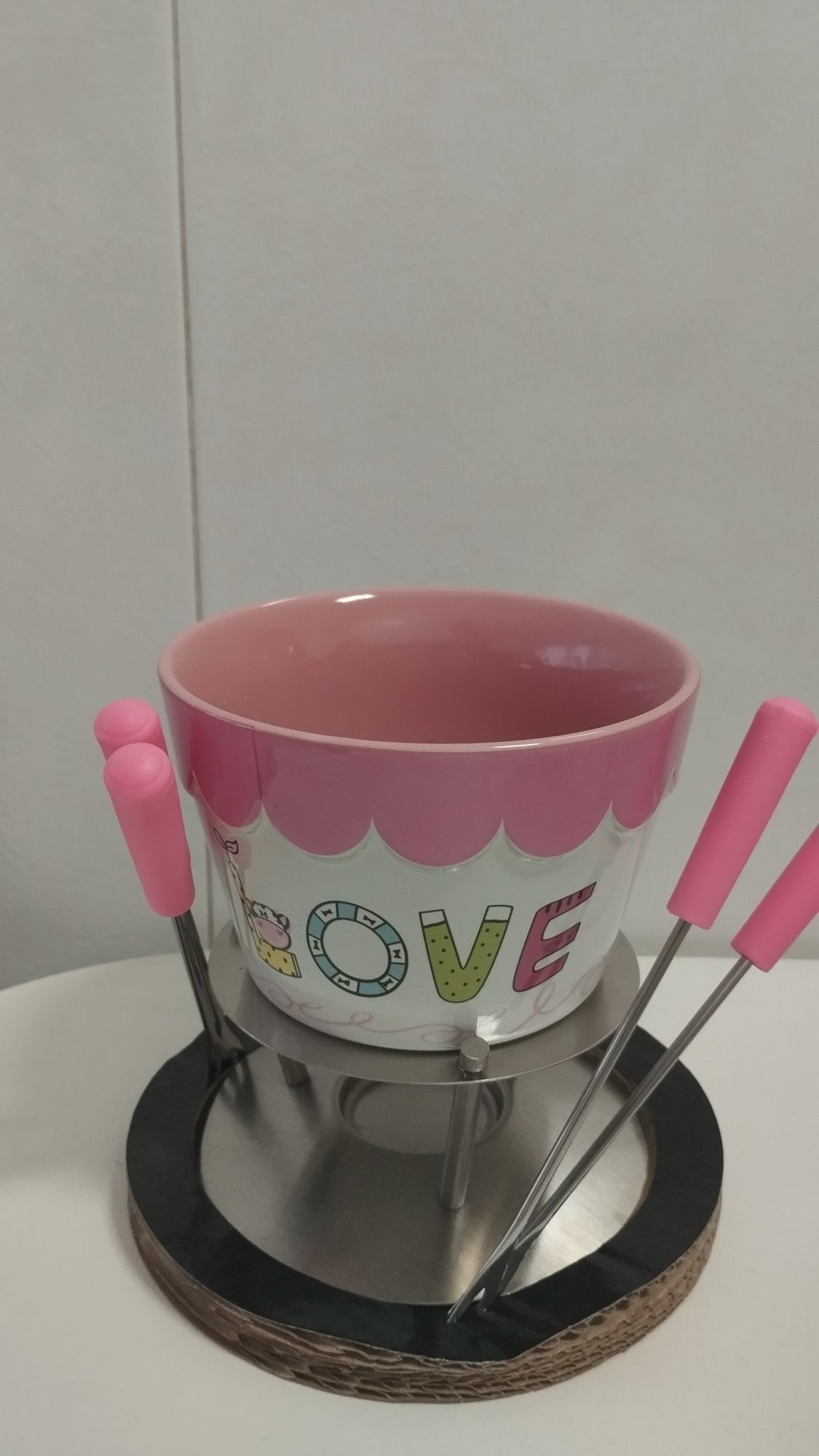 Fondue + tabuleiro + ofertas