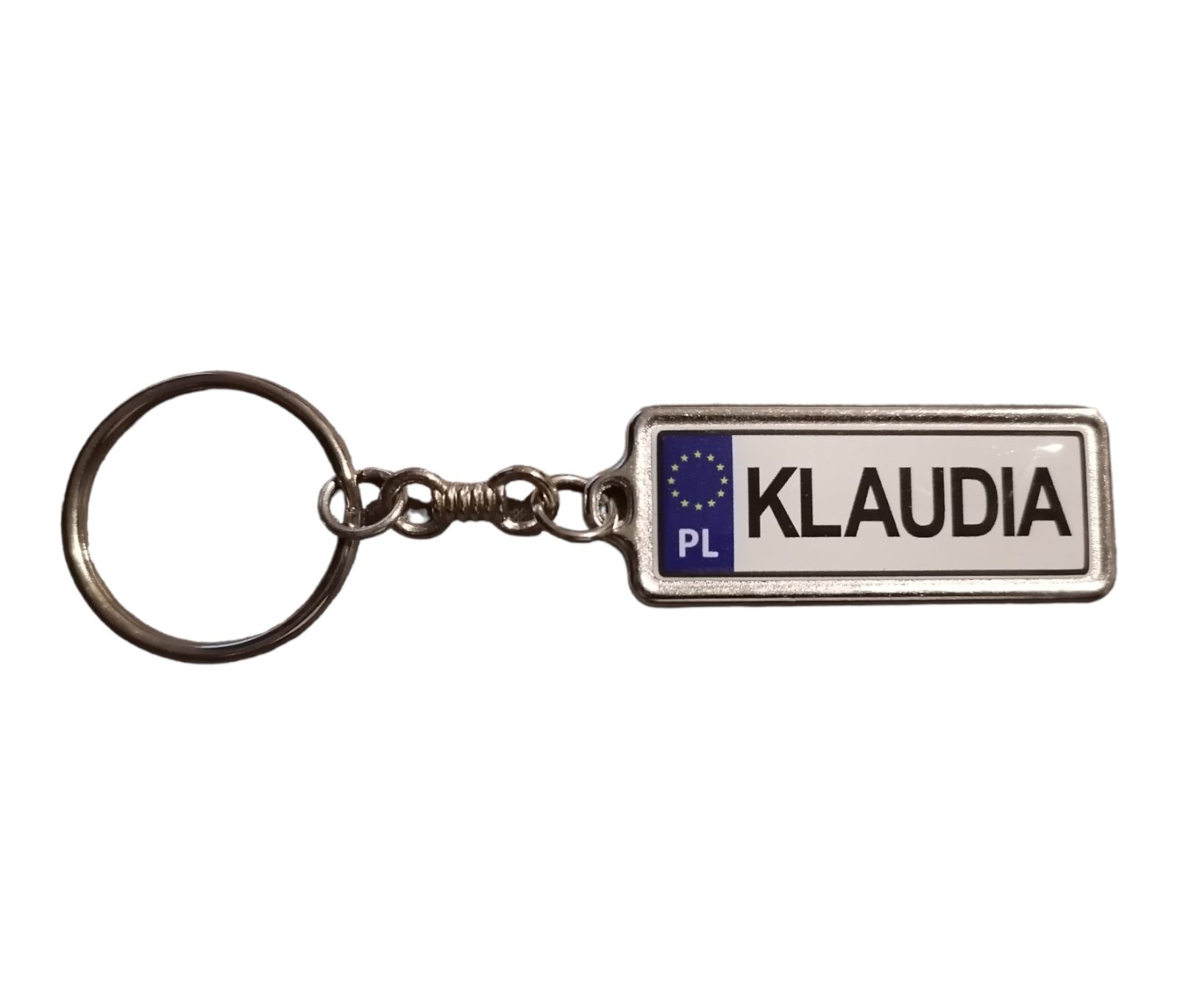 Brelok, breloczek, zawieszka do kluczy, imienny Klaudia