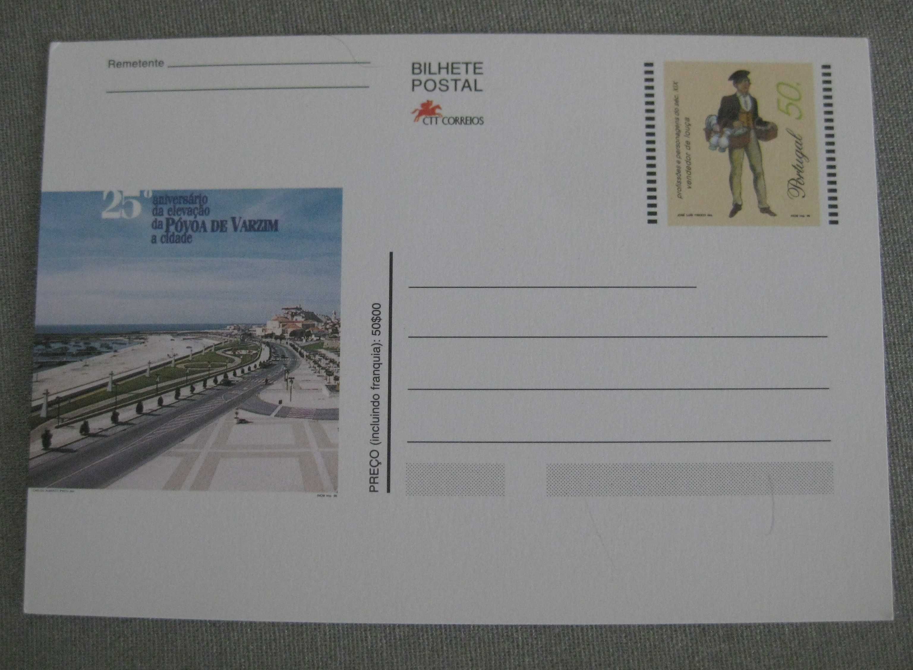 Inteiro Postal / Bilhete Postal Comemorativo INTERPOR' 98 Guimarães