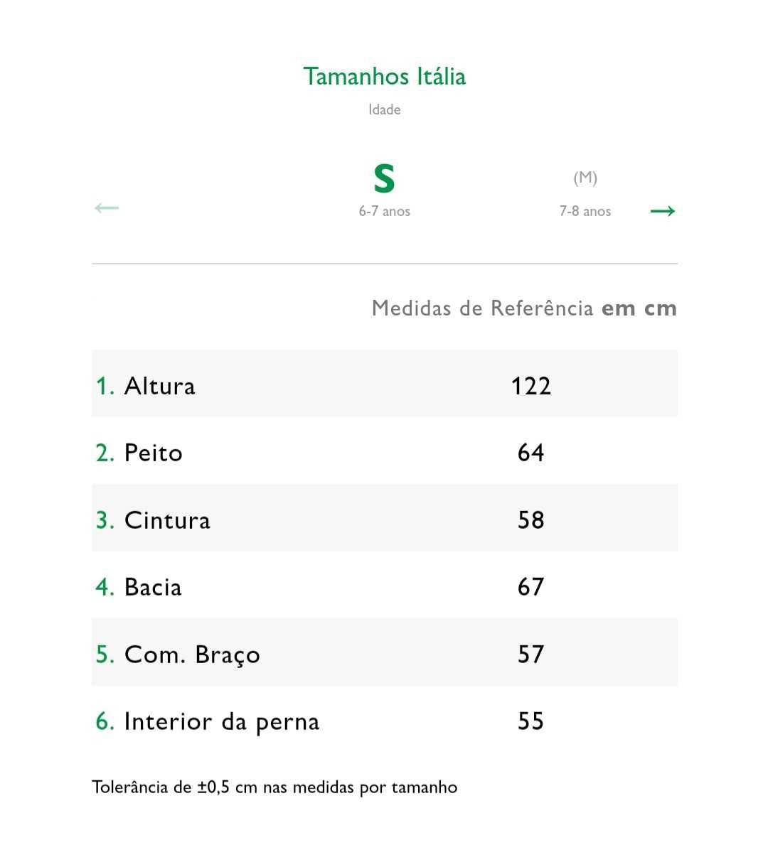 Casaco kispo benetton 6-9 anos